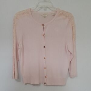 Ted Baker Pink Cardigan Sweater, Size 3